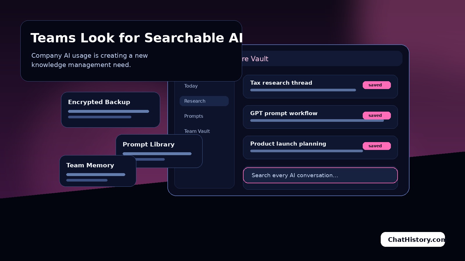 Teams Look for Searchable AI Conversation Records
